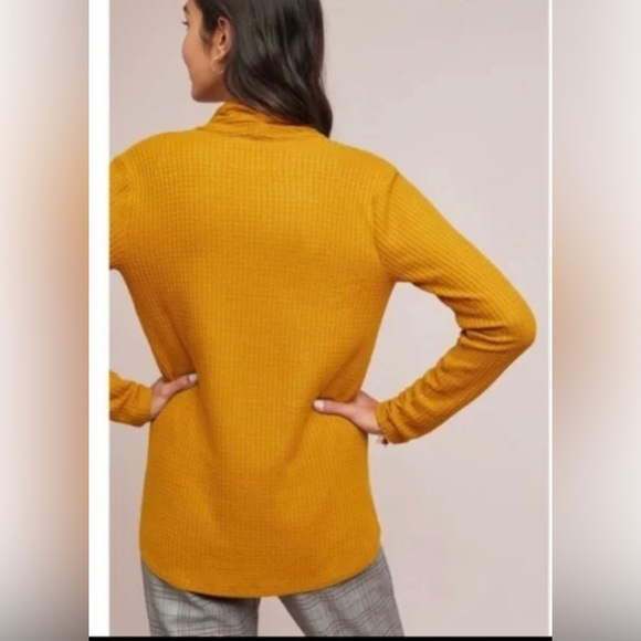 Anthropologie Akemi + Kin Woodruff Waffle Knit Wrap Top - Picture 2 of 5